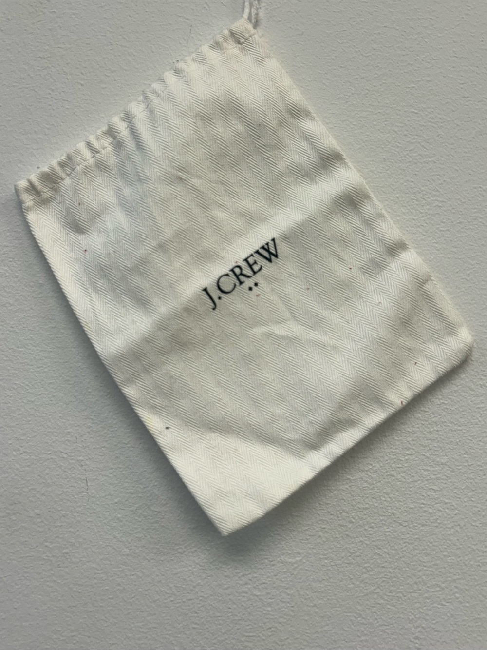 Two J. Crew Small Dust Bags